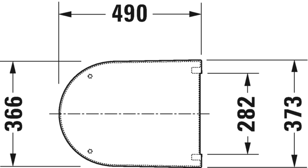 Крышка-сиденье Duravit Starck 2 0063390000 для унитаза с микролифтом - 2 изображение