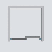 Душевая дверь Radaway Espera DWJ 110 см левая, стекло прозрачное, профиль хром - 9 изображение
