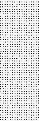 Керамическая плитка Meissen Вставка Trendy точки черный 25х75