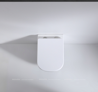 Унитаз подвесной безободковый beWash Schutz BKWHR002510 с крышкой-сиденьем микролифт, белый глянец - 12 изображение