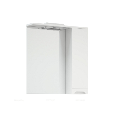 Зеркальный шкаф Corozo Лея 65/С белый SD-00001508 - 2 изображение