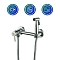 Гигиенический душ РМС SUS129-5-2 со смесителем, нержавеющая сталь - 4 изображение