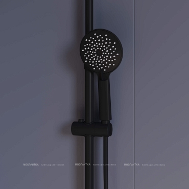Душевая стойка RGW Shower Panels 59140125-04 на 3 режима черный - 4 изображение