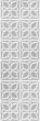 Плитка Lissabon рельеф квадраты серый 25х75