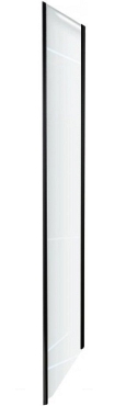 Боковая перегородка Jacob Delafon Contra 90х200 см E22FT90-BL профиль черный, стекло прозрачное - 2 изображение