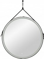 Зеркало Art&Max Milan 100 см AM-Mil-1000-DS-F-Nero с подсветкой, черный