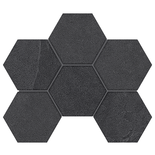Керамогранит Estima Мозаика LN04/TE04 Hexagon 25x28,5 непол.