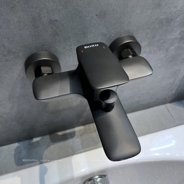 Смеситель для ванны с душем Bond Cube B03-3188 черный матовый - 5 изображение