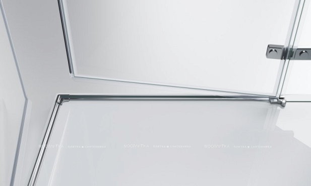 Душевой уголок BelBagno Kraft 80х80 см KRAFT-A-22-80-C-Cr  профиль хром,стекло прозрачное - 4 изображение