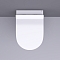 Унитаз подвесной безободковый Bond F01-10 с крышкой-сиденьем микролифт, белый - 4 изображение