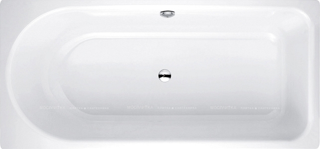 Стальная ванна Bette Ocean 170x75 см, 8854 PLUS, AR перелив сзади с покрытием Glasur® Plus - 3 изображение