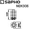 Сменная щетка для ёршика Sapho X-Round NDX308 черный - 2 изображение