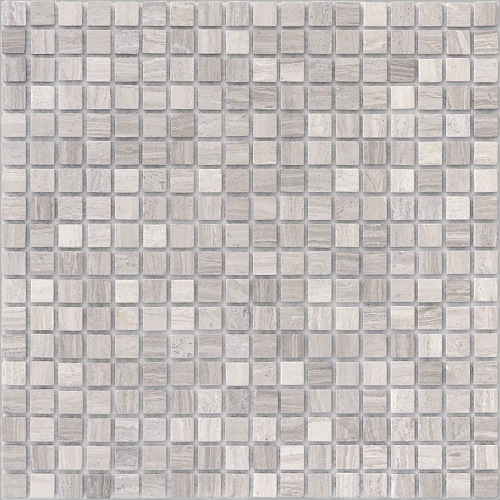 Мозаика LeeDo & Caramelle  Travertino Silver MAT (15x15x4) 30,5x30,5