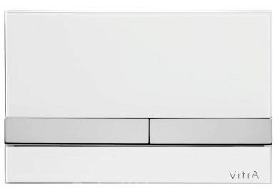 Клавиша смыва VitrA Select 740-1100 стекло/белый глянец