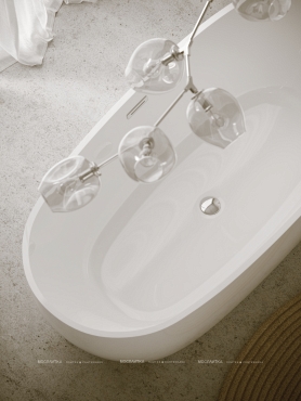Акриловая ванна 170х80 см Sancos Flo FB02 белая - 7 изображение