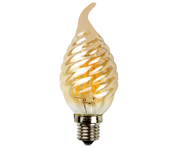 Лампа Led золотая E14 6W (2700K) 098356-3,33