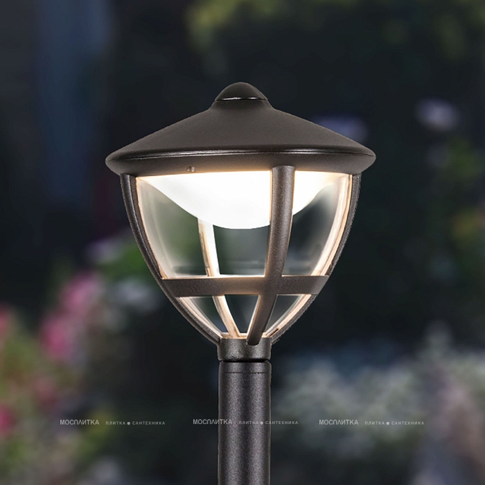 Светильник садово-парковый со светодиодами Gala F черный (GL LED 3001F) - 2 изображение