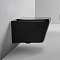 Унитаз подвесной безободковый Bond F04-108 с крышкой-сиденьем микролифт, черный - 9 изображение