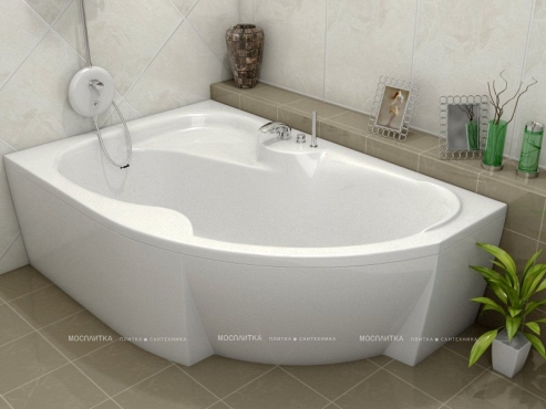 Акриловая ванна Vayer Azalia L 150x105 см - 4 изображение