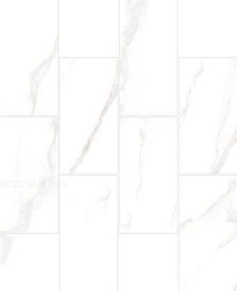 Мозаика Marmori Кирпичная Кладка Калакатта Белый (7*14) 35,5х29