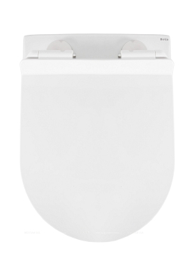 Унитаз подвесной безободковый Bond F01-10 с крышкой-сиденьем микролифт, белый - 9 изображение