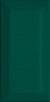 Керамическая плитка Kerama Marazzi Плитка Клемансо зелёный грань 7,4х15