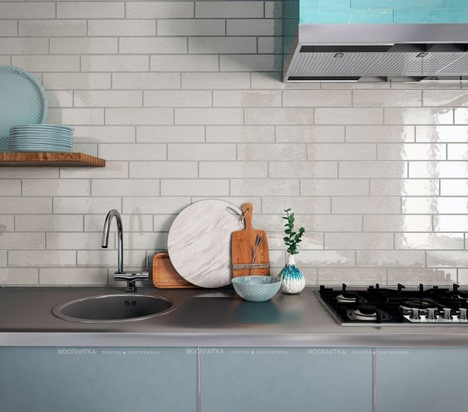Дизайн Кухня в стиле Современный в белом цвете №12513 - 3 изображение