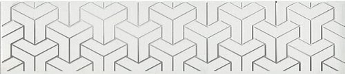Керамическая плитка Kerama Marazzi Бордюр Ломбардиа белый 5,4х25