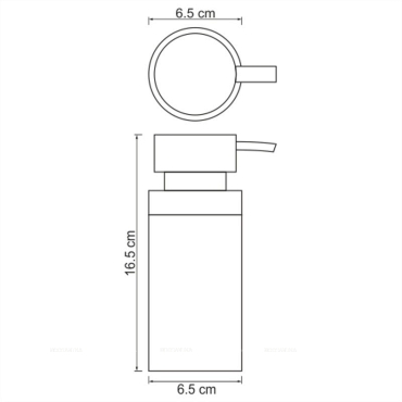 Дозатор для жидкого мыла WasserKRAFT Berkel K-4999 - 2 изображение