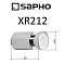 Крючок Sapho X-Round XR212 хром - 3 изображение