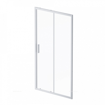 Душевая дверь Am.Pm Gem W90G-110-1-195MT 110 см,стекло прозрачное, профиль матовый хром - 7 изображение