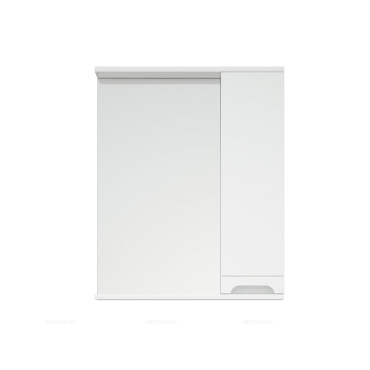 Зеркальный шкаф Corozo Лея 60 белый SD-00001488 - 2 изображение