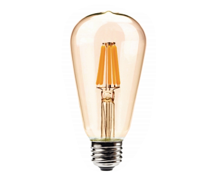 Лампа Led золотая E27 8W (2700K) 098648,33