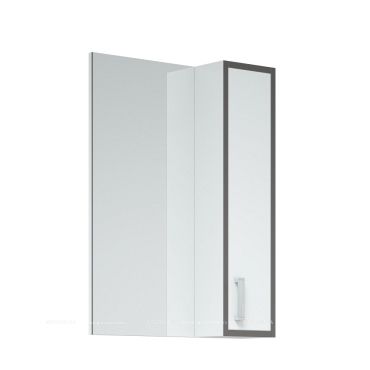 Зеркальный шкаф Corozo Спектр 50 серый - 2 изображение