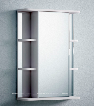 Зеркальный шкаф Corozo Орион 54 см SD-00001547 белый - 3 изображение