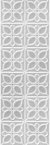 Керамическая плитка Meissen Плитка Lissabon рельеф квадраты серый 25х75