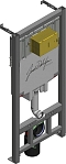 Комплект подвесной безободковый унитаз Jacob Delafon Aleo E21730RU-00 с сиденьем микролифт + система инсталляции с кнопкой смыва хром - 5 изображение