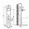 Комплект подвесной безободковый унитаз Jacob Delafon Struktura E21754RU-00 с сиденьем микролифт + система инсталляции с кнопкой хром - 6 изображение
