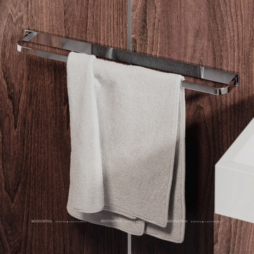 Вешалка для полотенца Omnires Lugano 61 см (хром), LU30216CR - 2 изображение