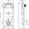 Комплект подвесной безободковый унитаз Bocchi Taormina Pro Rimless 1451-001-0129 белый + инсталляция Am.Pm Pro I012704 - 6 изображение