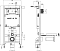Комплект подвесной безободковый унитаз Jacob Delafon Aleo E21730RU-00 с сиденьем микролифт + система инсталляции с кнопкой смыва хром - 7 изображение