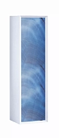 Шкаф-пенал Marka One Milacco 30 см У83977 R голубой мрамор глянец