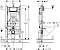 Комплект подвесной безободковый унитаз Bocchi Taormina Pro Rimless 1451-001-0129 белый + инсталляция Geberit Duofix Sigma Plattenbau 111.362.00.5 - 6 изображение