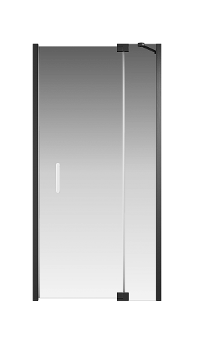 Душевая дверь Creto Tenta 100х200 см 123-WTW-100-C-B-8 профиль черный, стекло прозрачное