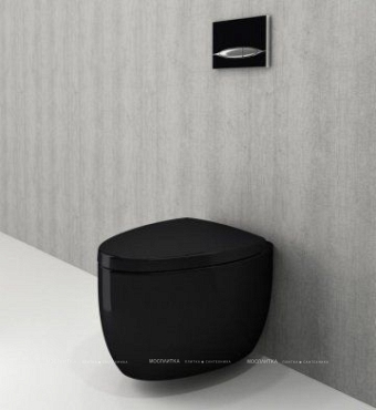 Крышка-сиденье для унитаза Bocchi Etna A0325-004 черное матовое - 2 изображение