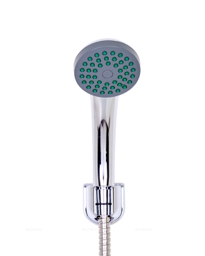 Смеситель для ванны/душа OneLife P11-218cr, полимерный, с длинным изливом с душевым набором, хром - 5 изображение
