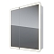 Зеркальный шкаф Dreja Point 70 см 99.9033 с подсветкой, белый - 2 изображение