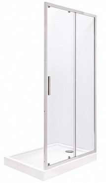 Душевая дверь Roca Town-N L2-E 140X195 см раздвижная MP2814012M, прозрачное стекло, хром