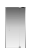 Душевая дверь Creto Tenta стекло прозрачное профиль хром 100х200 см 123-WTW-100-C-CH-8 EASY CLEAN
