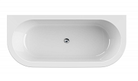 Акриловая ванна 180х79 см Cezares Slim SLIM WALL-180-80-60-W37-SET белая